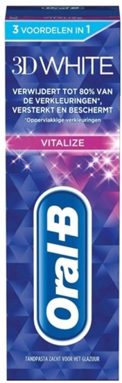 ORALB TANDPASTA 3D WHITE VITALIZE 75ML